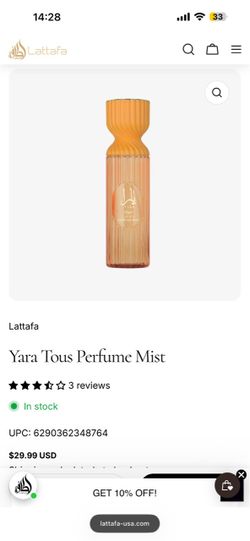 Lattafa Teriaq and Yara Perfume mists