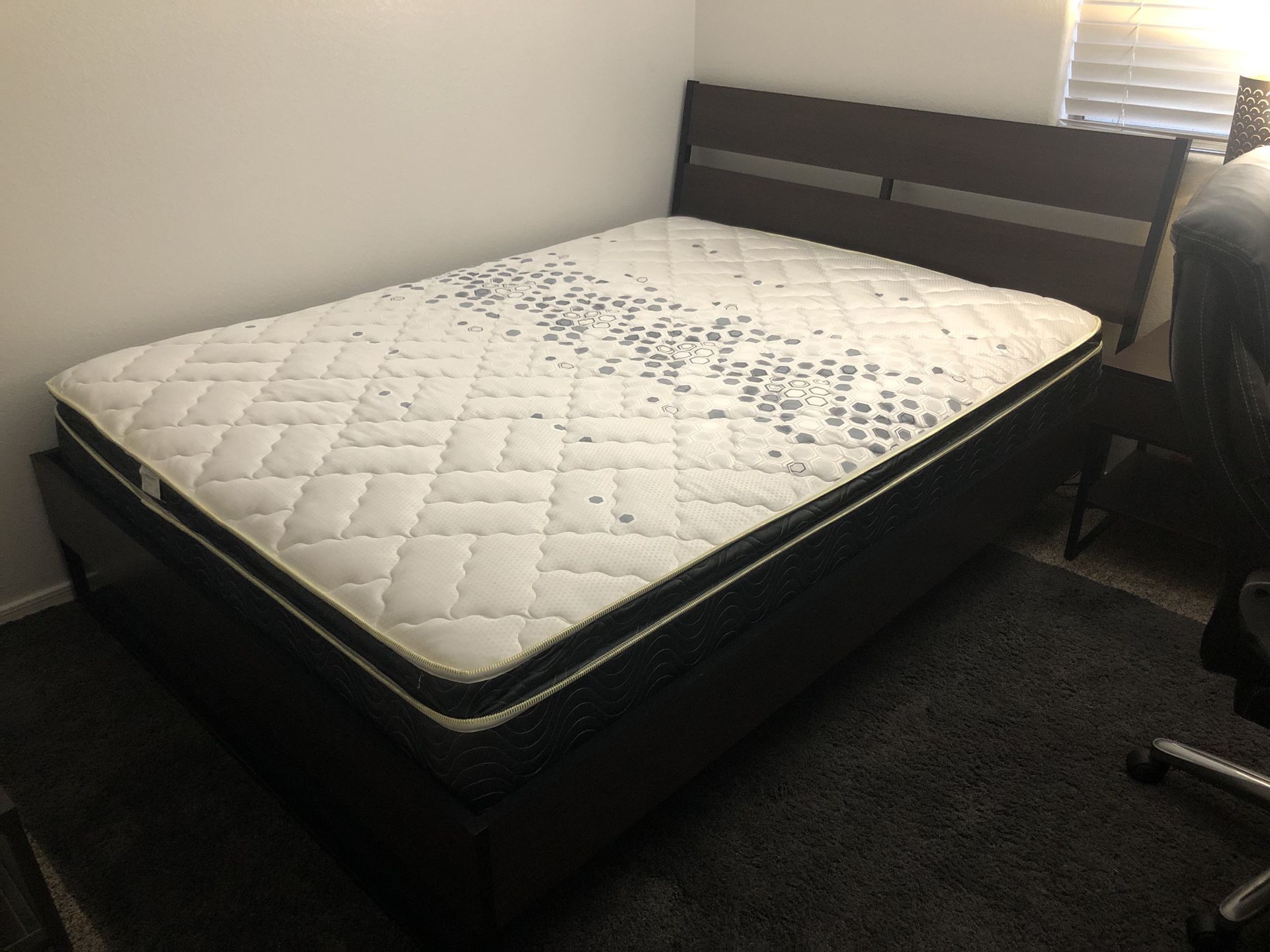 Queen size mattress, and bedroom set