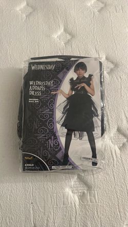 Wednesday Addams Dress Kids Costume Large 12-14