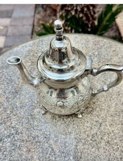 Authentic Moroccan Traditional sterling silver-Teapot