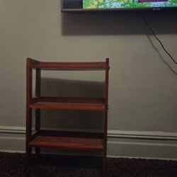 Wooden bookshelf