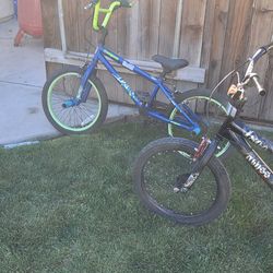 Boys 18" bikes excellent condition ready to ride 25 each firm price