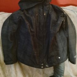 Columbia Whirlybird Interchangeable Winter Jacket Mens 2Xl