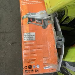 RIDGID 6.5 Amp Corded 7 in. Table Top Wet Tile Saw