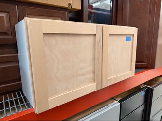 Unfinished upper kitchen cabinets 18”