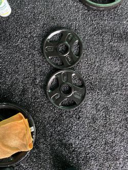 Cast Iron Grip Plate sets 5lb pairs- Price for one pair 