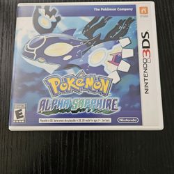 Pokemon Alpha Sapphire 3DS