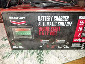 Century charger with shut off