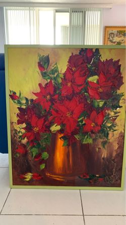 Original Oil Painting ( 29” W. X 35” H )
