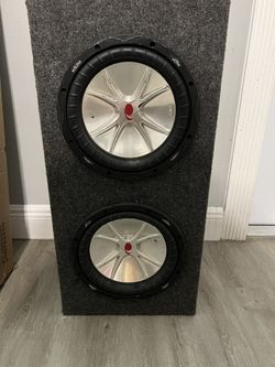 10in CVR Kickers Speakers And Box