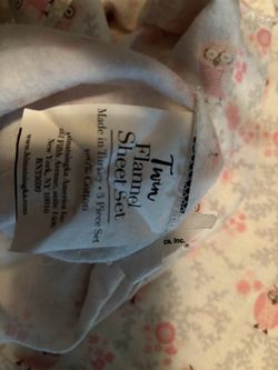 Twin Flannel Sheet Set 3-Piece Cotton