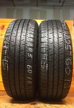 Pair 2 Tires 205-60-16 Goodyear Maxlife Like New
