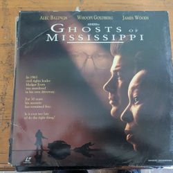 "Ghosts Of Mississippi" Laser Disc Starring Whoopi Goldberg And Alec Baldwin