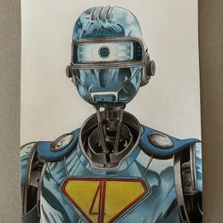 Superman Gary: Cartoon Drawing