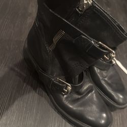 Gucci Black women Boots leather size 38