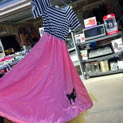 Fifties Costume Dress Adult Small 4-6