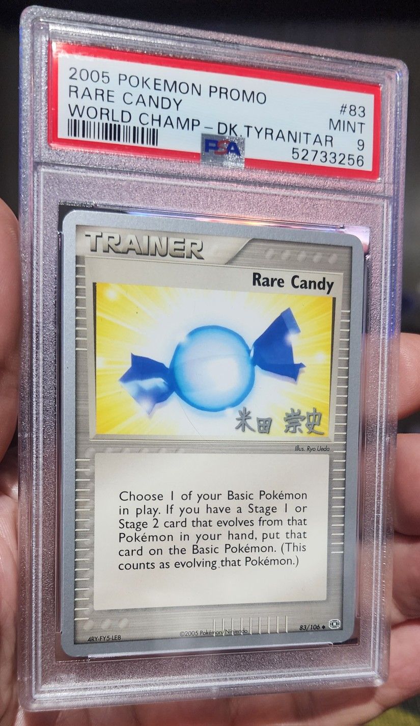 FS/NFT - PSA 9 - 2005 POKEMON RARE CANDY WORLD CHAMPIONSHIPS PROMO #83 POPULATION 1