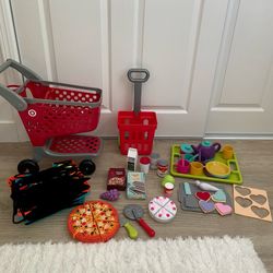 Play Food, Tea Set & Shopping Cart