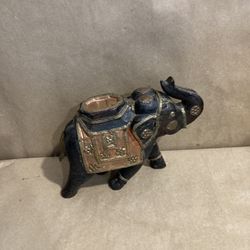 Wooden Elephant- Vintage