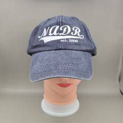 Hit Wear NADR Est 2000 Washed Cotton Adjustable Leather StrapbackHat