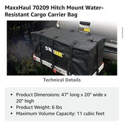Hitch Cargo Carrier Maxxhaul Cargo Carrier Bag Discount Cargo