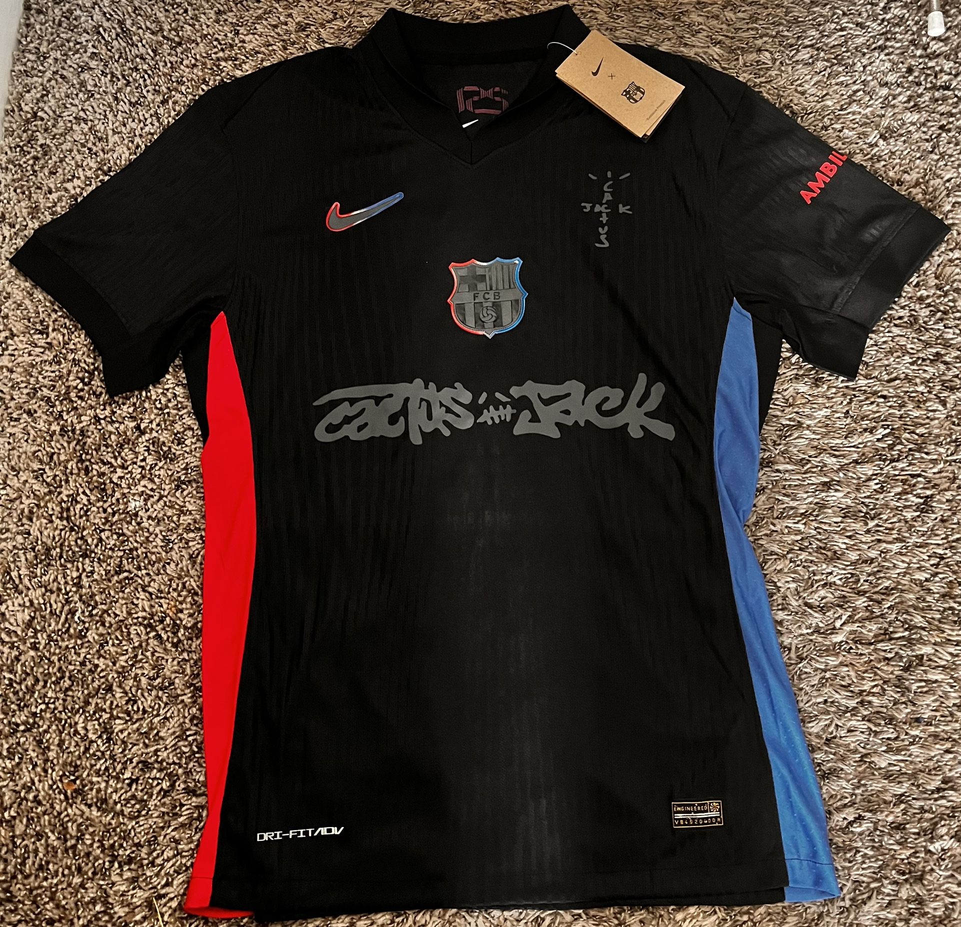 Ultra Rare Barcelona X Travis Scott #19 Lamine Yamal Jersey