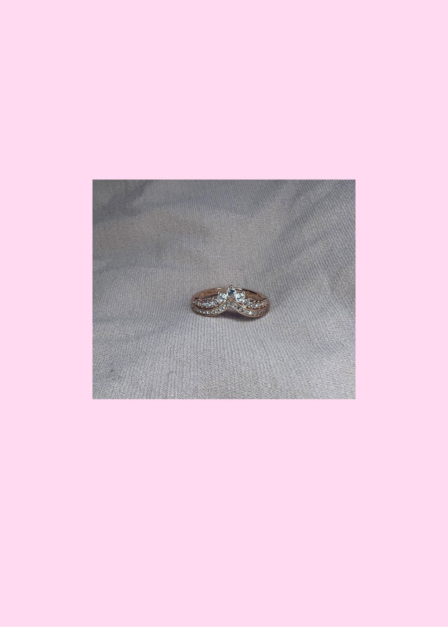 Rose Gold Princess Crown