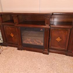 Console With Fireplace 