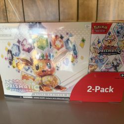 Costco Pokemon Prismatic Evolutions 2-Pack Trainer Box and Booster Bundle