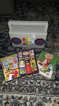 Yo Gabba Gabba Boombox and DVDs for Sale in Hampton, VA - OfferUp