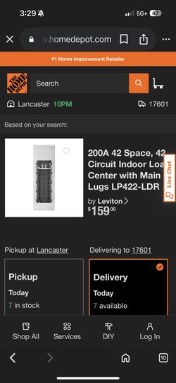 Brand New 200amp Leviton 42 Space Box