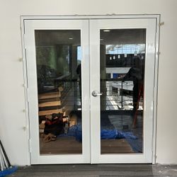 Brand New Impact Glass Doors