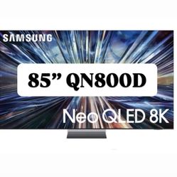 SAMSUNG 85-Inch Class Neo QLED 8K QN800D Series Mini LED Quantum HDR Smart TV with Ultra Slim Design, Dolby Atmos, Object Tracking Sound+, Q-Symphony 