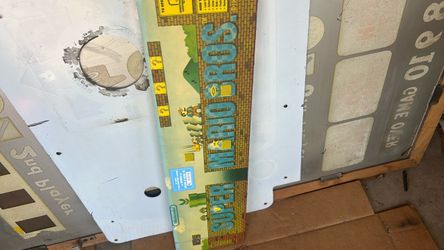 Super Mario bros Nintendo Arcade marquee header sign