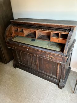 FREE - Epic Antique Roll Top Desk (Must go asap)