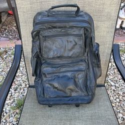 Leather Carry-on Luggage/Backpack 