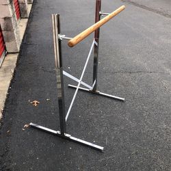 Ballet Barre 3ft Oak. Salvas Great Cond