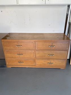 6-Drawer Wooden Dresser