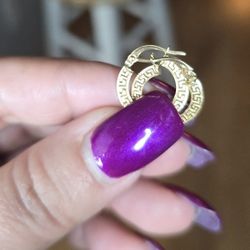 18k Saudi Gold Kids Earring 💯% Real Gold