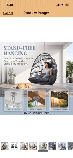 Foldable Hanging Egg Chair