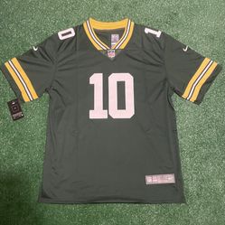Nike Men's On Field Jordan Love #10 Green Bay Packers Green Jersey Size XL