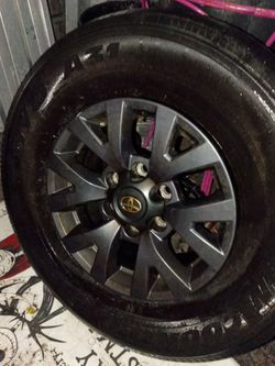 Toyota stock rims and tires
