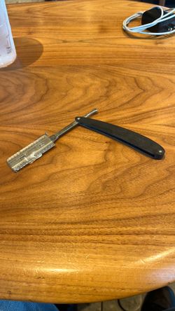 Durham demonstrator antique straight edge razor