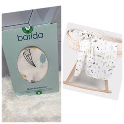 Muslin Swaddles Unisex, Muslin Baby Blanket Set, 100% Cotton Muslin Blankets, Swaddle Blankets, Muslin Baby Blanket Unisex Large 47 inches (Ice Cream)