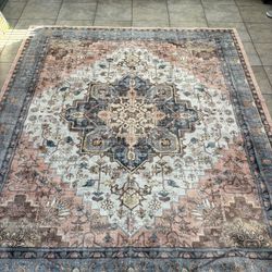 Beautiful 8x10 Washable Area Rug 