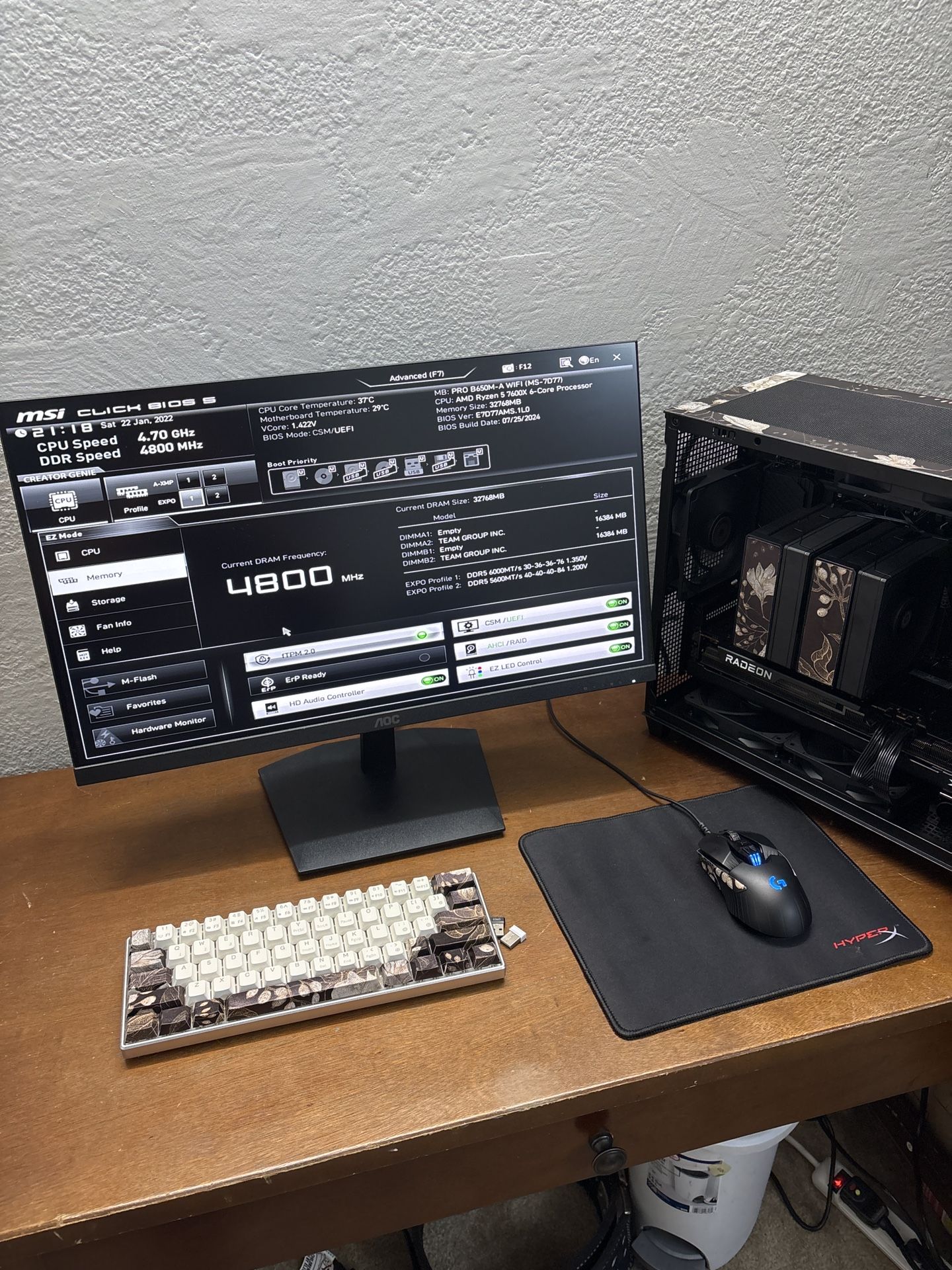 Selling my gaming PC and setup, newly built