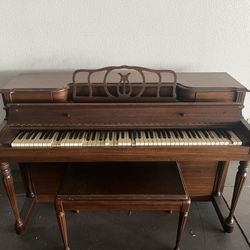 Vintage Upright Piano 