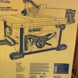 Dewalt New Table Saw 81/4” 15amp