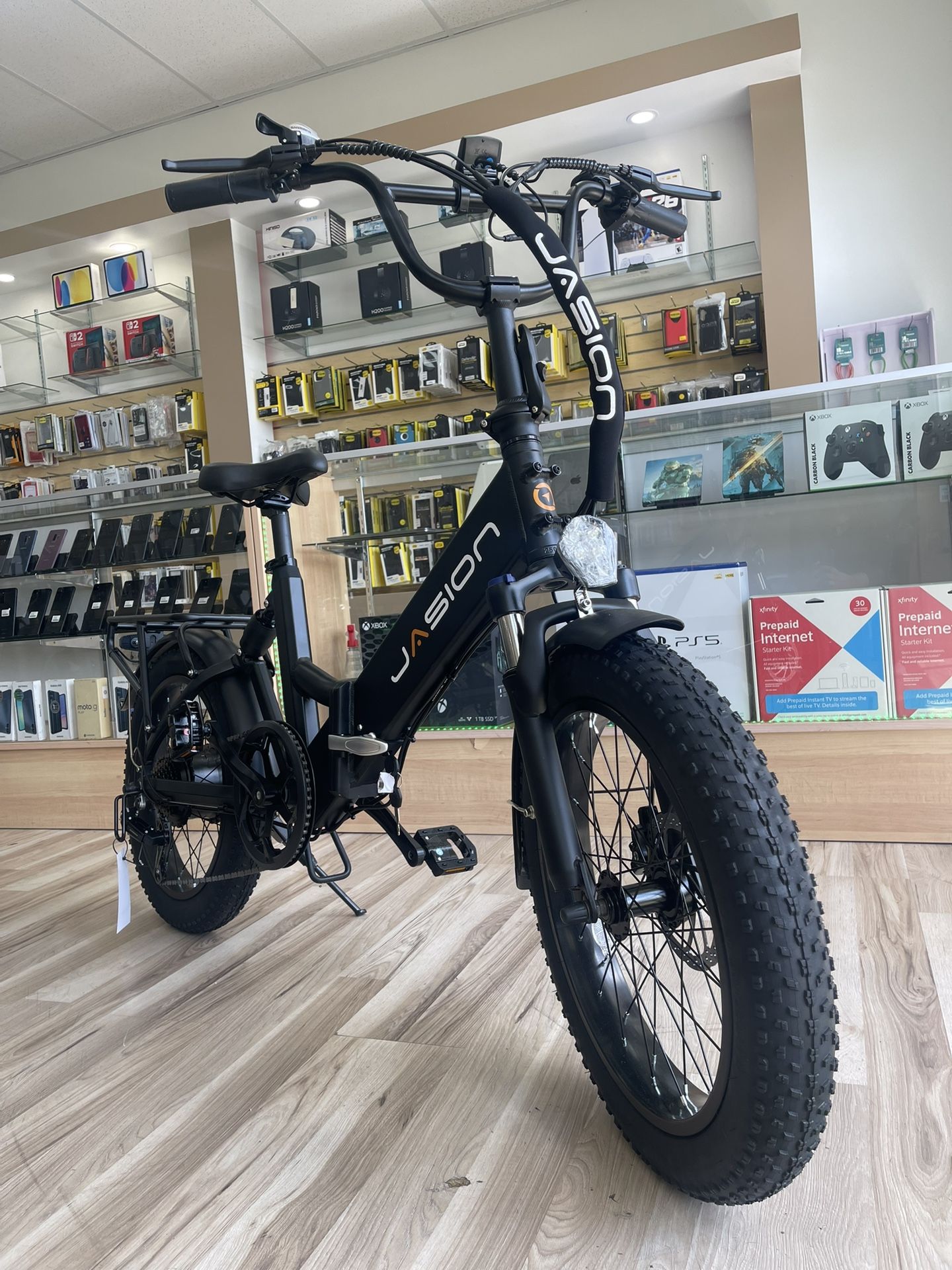 Brand New Foldable Electric Bike Jasion 32MPH Top Speed Ebike Finance It Today No Credit Needed $40 Down To Take It!