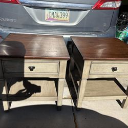 Twin Cabinets and Coffee Table